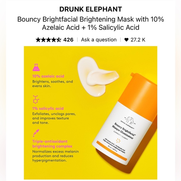 Drunk Elephant Skincare Drunk Elephant Bouncy Bright Facial